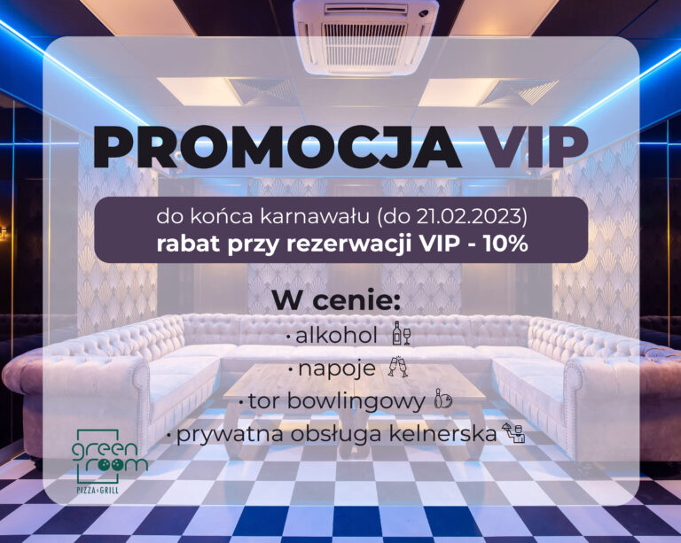 Promocja na wynajęcie Sali VIP