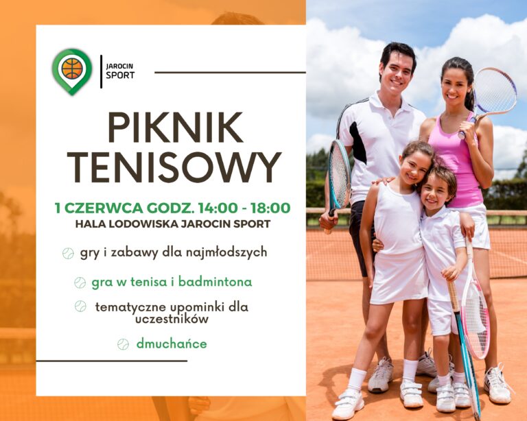 Piknik tenisowy w Jarocin Sport z okazji Dnia Dziecka !