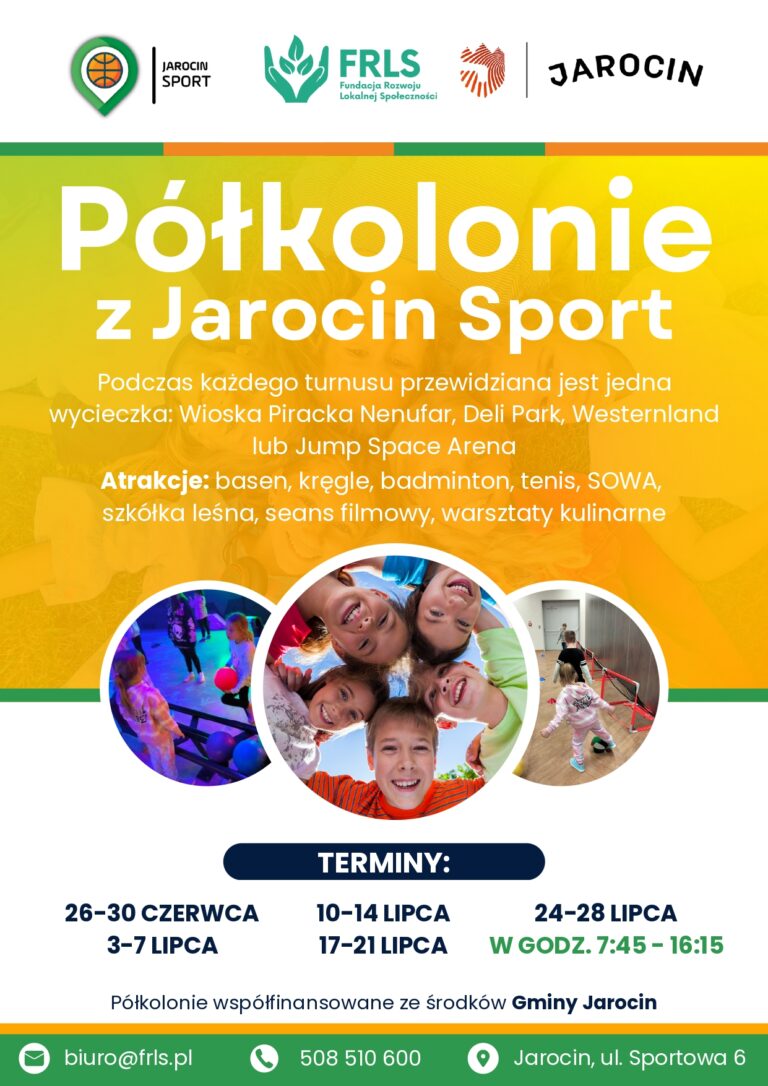 Półkolonie w Jarocin Sport