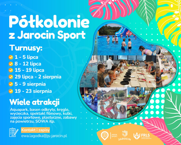 Półkolonie letnie z Jarocin Sport !