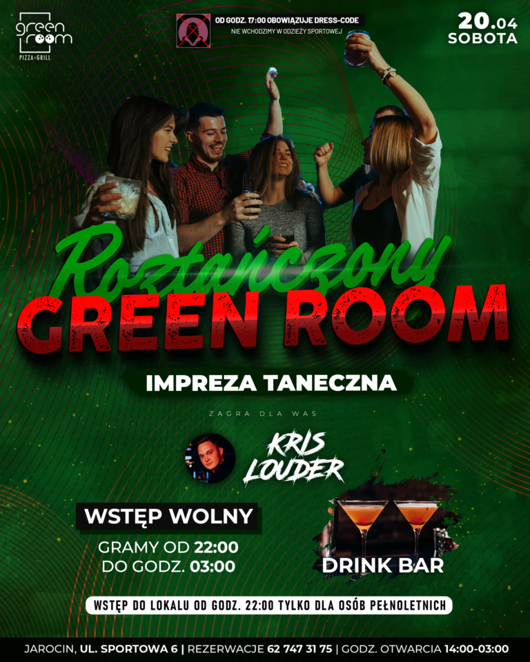 Impreza taneczna – roztańczony GREEN-ROOM !