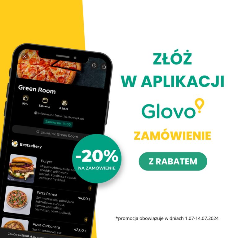 Złóż zamówienie z GLOVO !